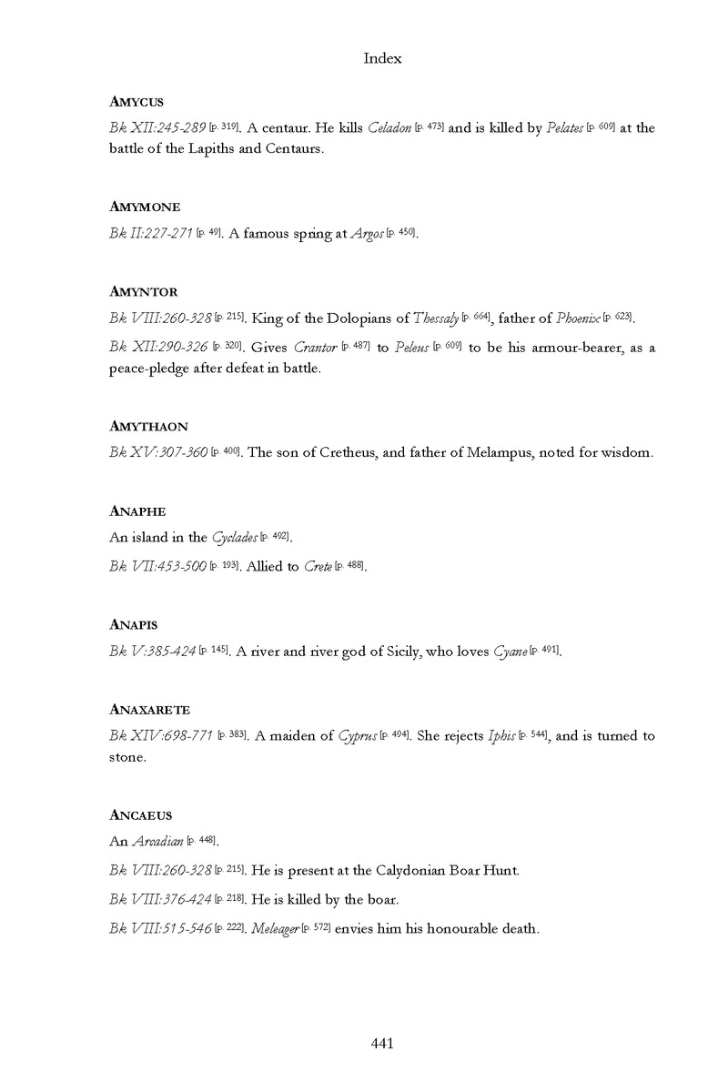 Ovid: The Metamorphoses - Page 441
